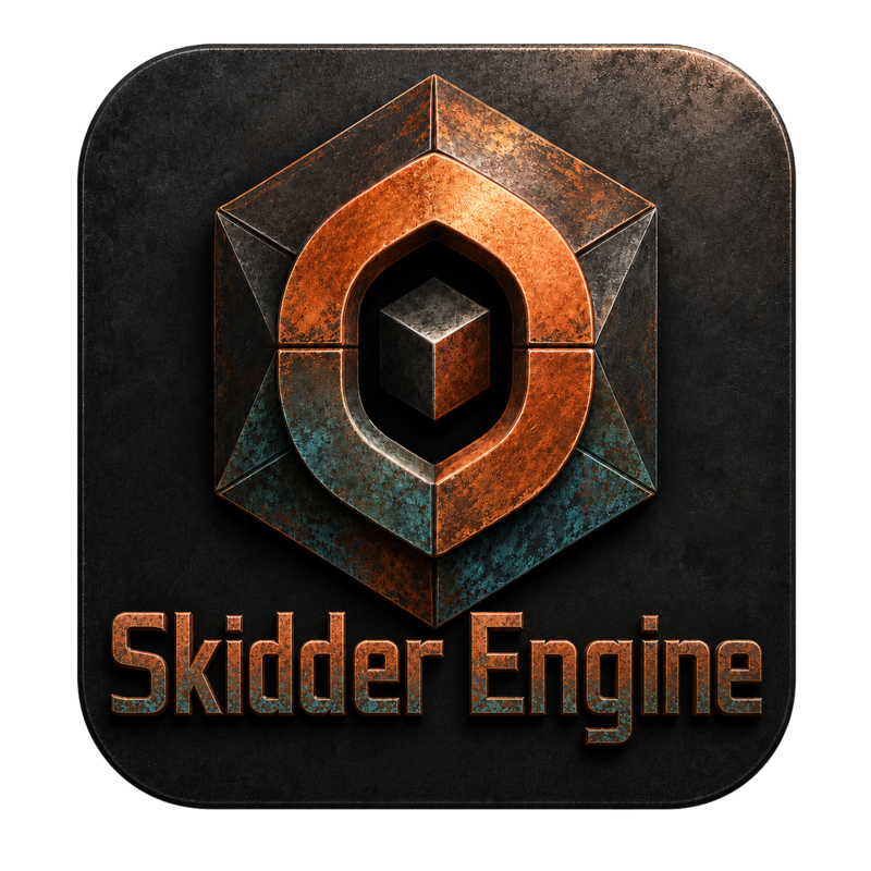 Skidder Engine Logo